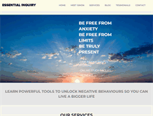 Tablet Screenshot of essentialinquiry.com